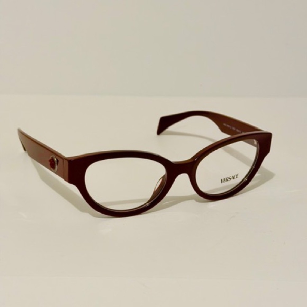 Versace 3361-U 5487 Eyeglasses Bordeaux New Authentic